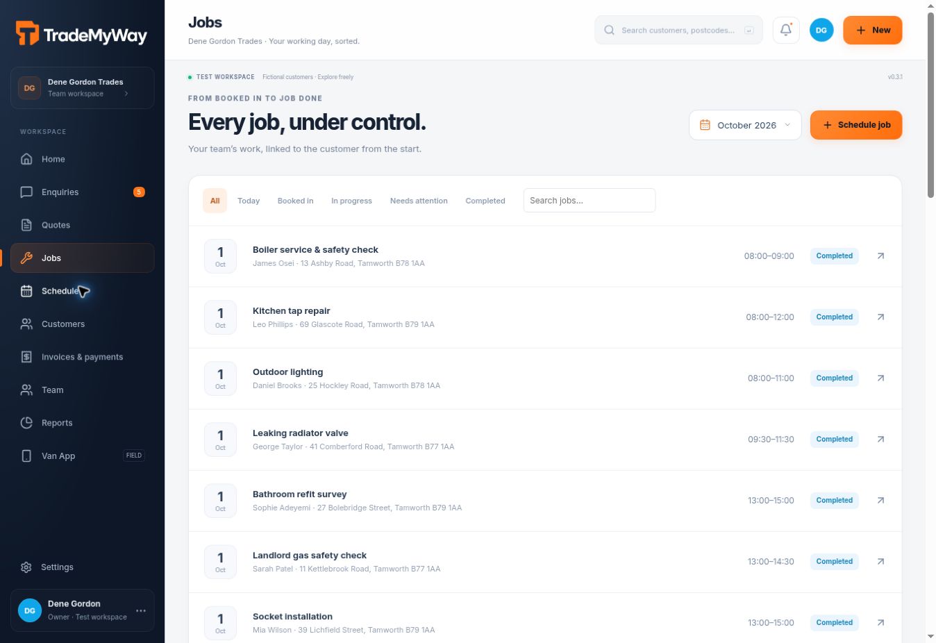 Live TradeMyWay diary